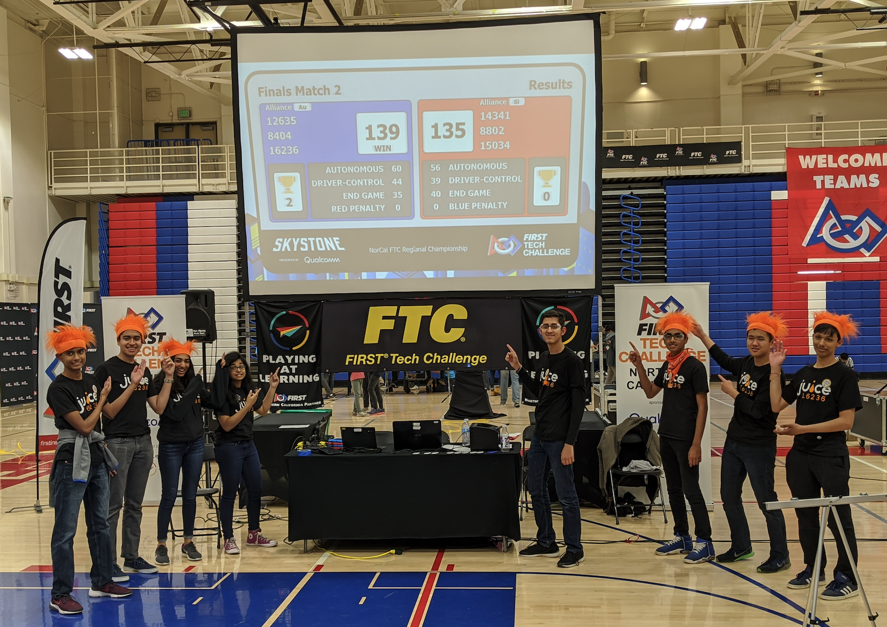 Juice team robot in 2020